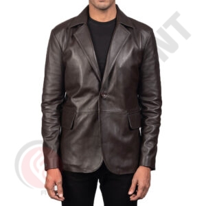 Leather Blazer