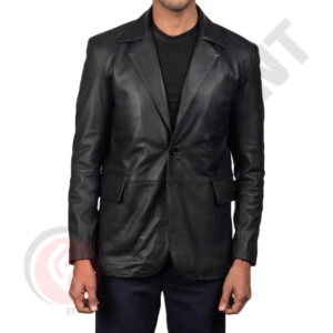 Leather Blazer