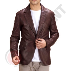 Leather Blazer